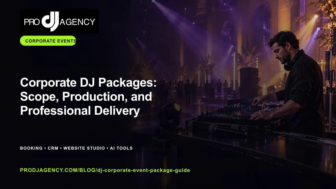 Corporate DJ Packages: Scope, Production, and Professional Delivery featured image