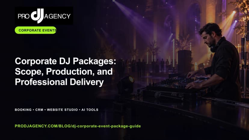 Corporate DJ Packages: Scope, Production, and Professional Delivery featured image