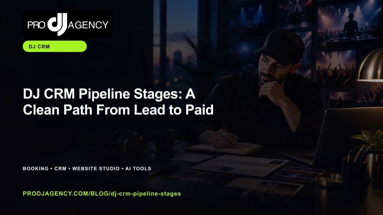 DJ CRM Pipeline Stages: A Clean Path From Lead to Paid featured image