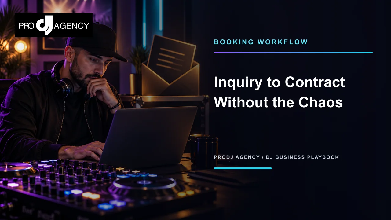 DJ Booking Workflow: From First Inquiry to Signed Contract featured image