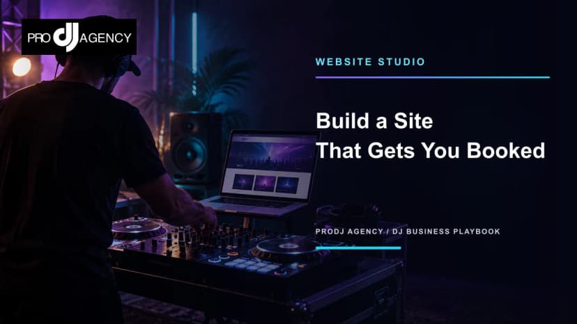 DJ Website Builder Guide: Build a Site That Helps You Get Booked featured image