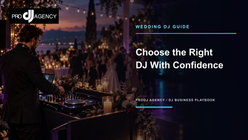How to Choose a Wedding DJ: A Client-Side Planning Guide featured image