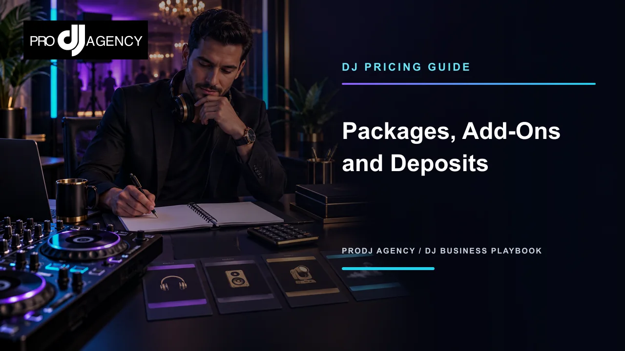 How to Price DJ Services: Packages, Add-Ons, and Deposits featured image