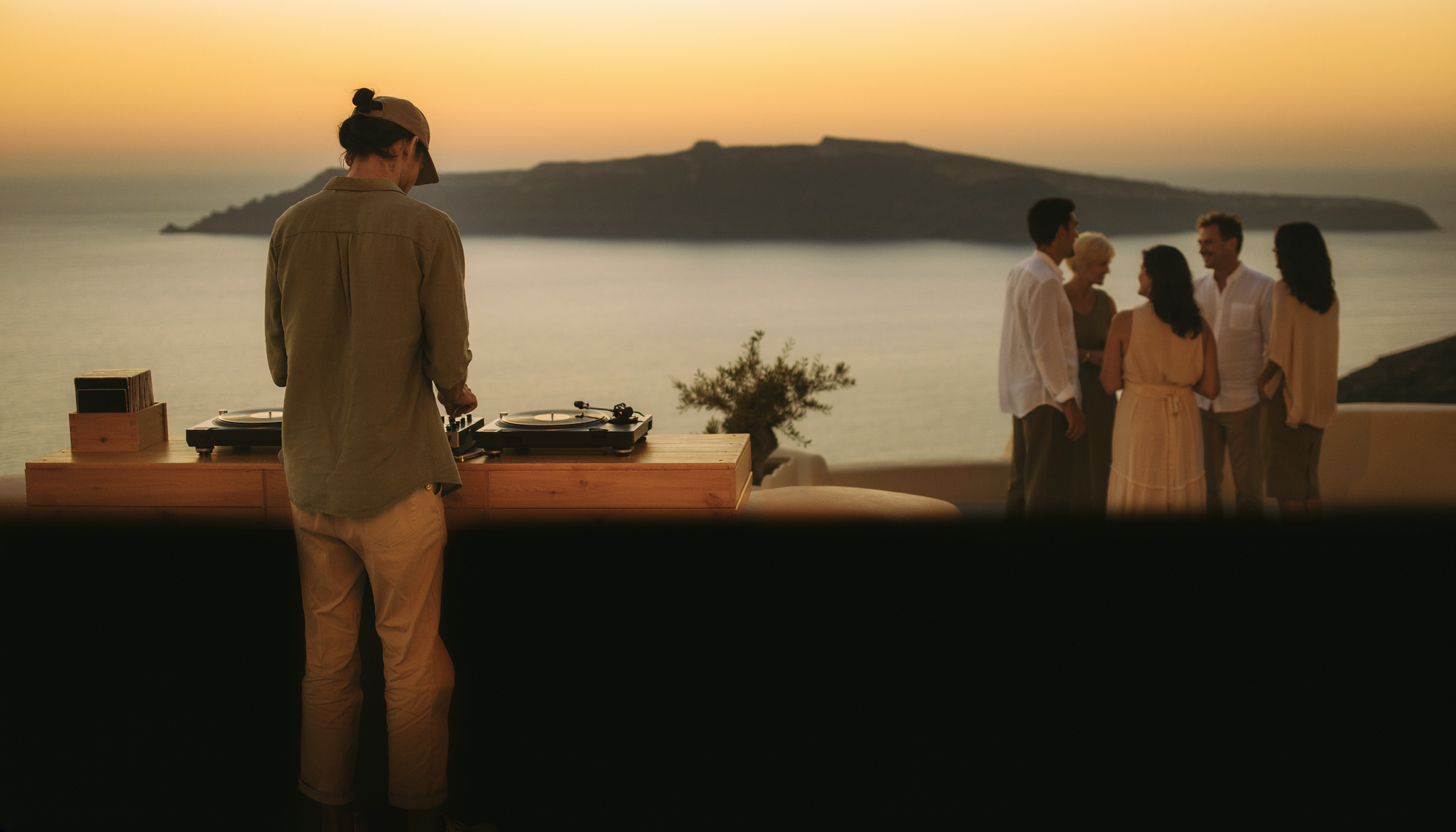 Illustrative photography for a fictional DJ website concept