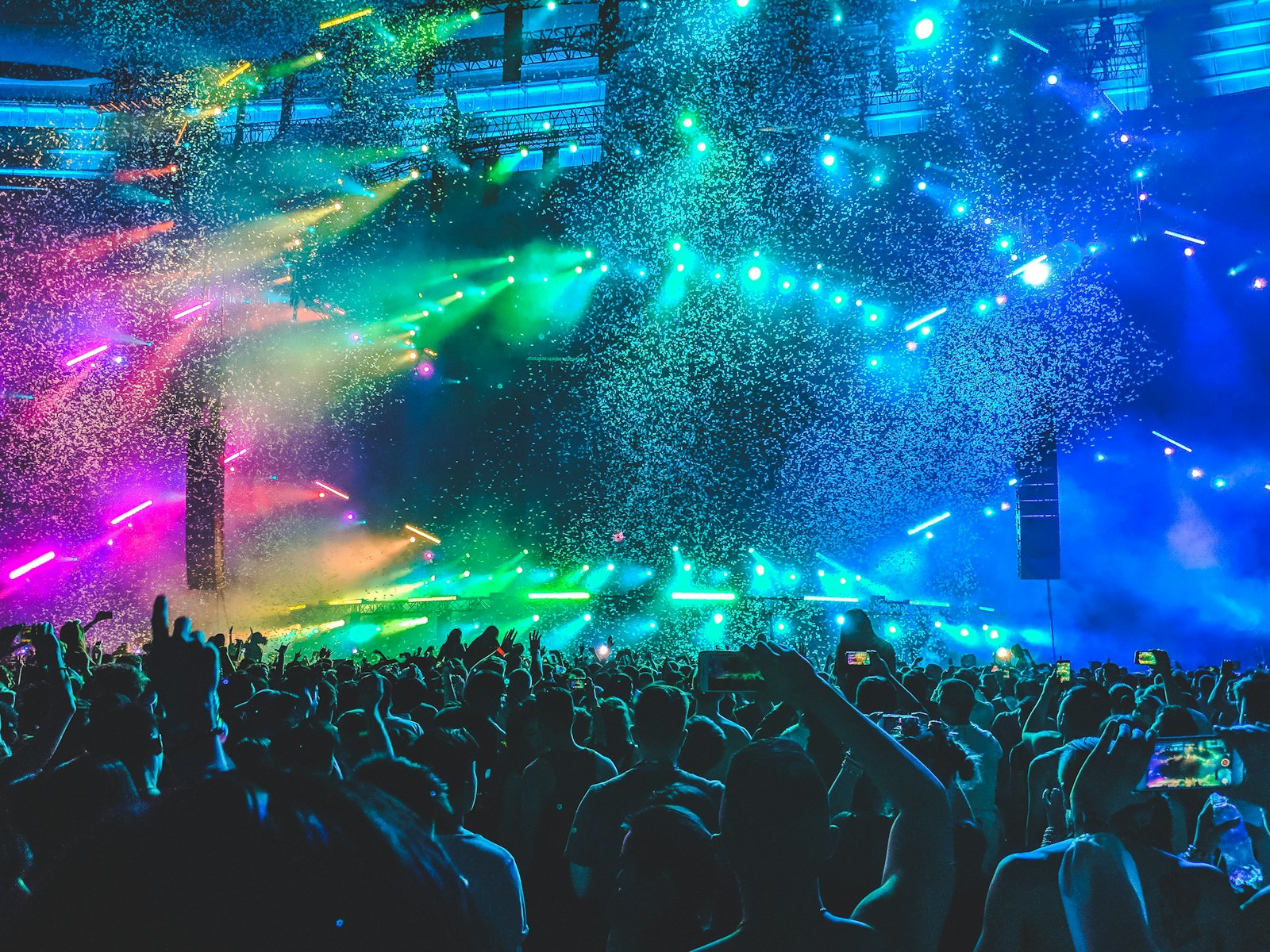 Illustrative photography for a fictional DJ website concept