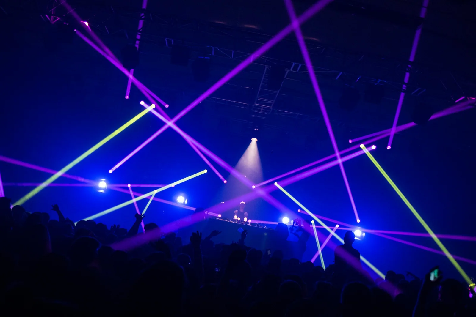 Illustrative photography for a fictional DJ website concept