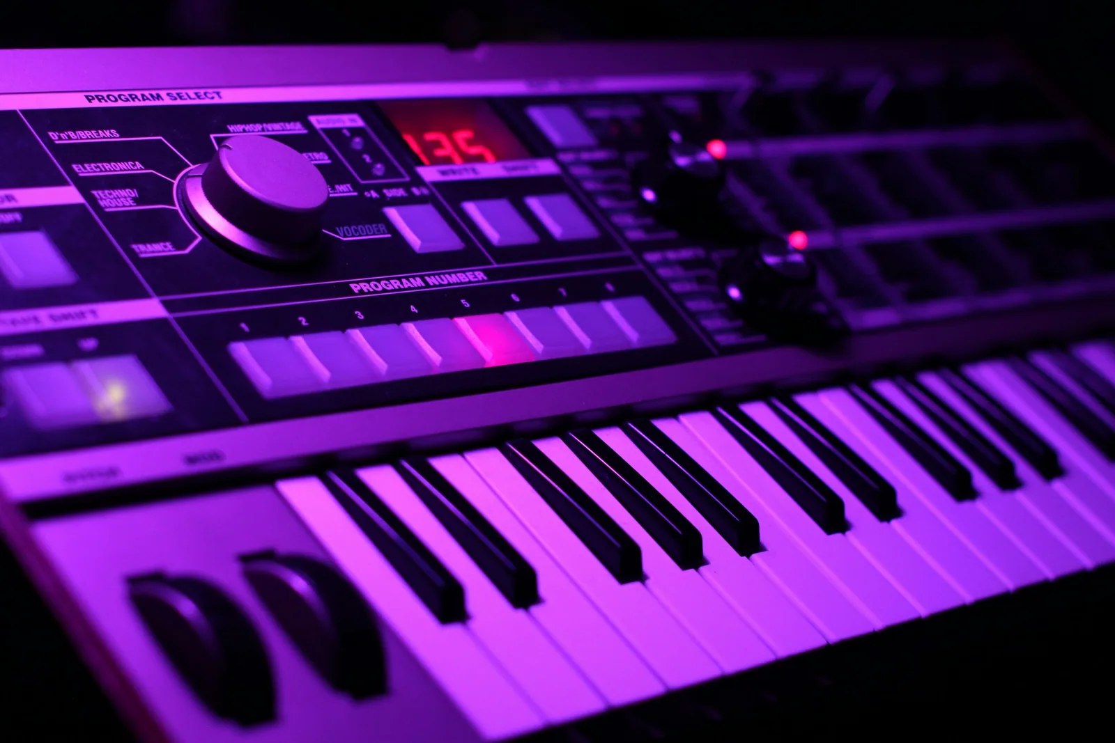 Illustrative photography for a fictional DJ website concept